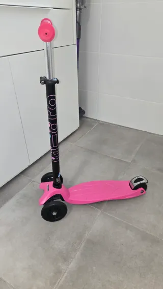 Patinete Micro 3 Ruedas Rosa los puntos hay que ca