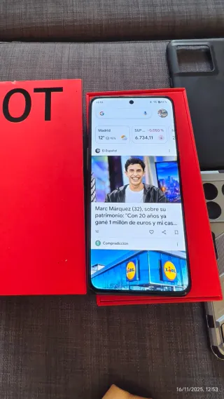 OnePlus 10T negro. 16gb 256gb