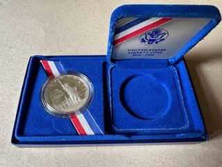 Moneda Dollar Plata Conmemorativa 1986 Liberty