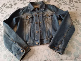 Cazadora Vaquera Mujer Azul