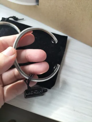 Pulsera diseño escamas plata