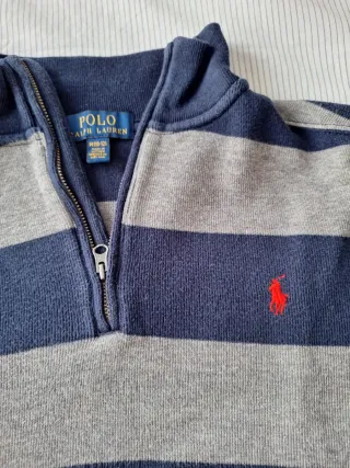 Jersey Polo Ralph Lauren rayas M (niño)