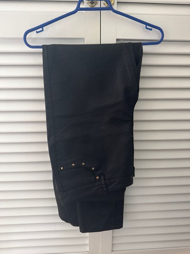 Pantalón Elogy encerado negro