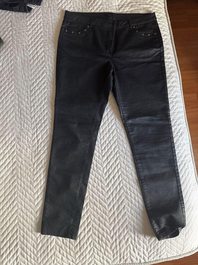 Pantalón Elogy encerado negro