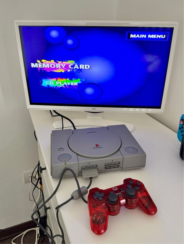 Playstation 1 Fat Completa + Gioco Snowboarding