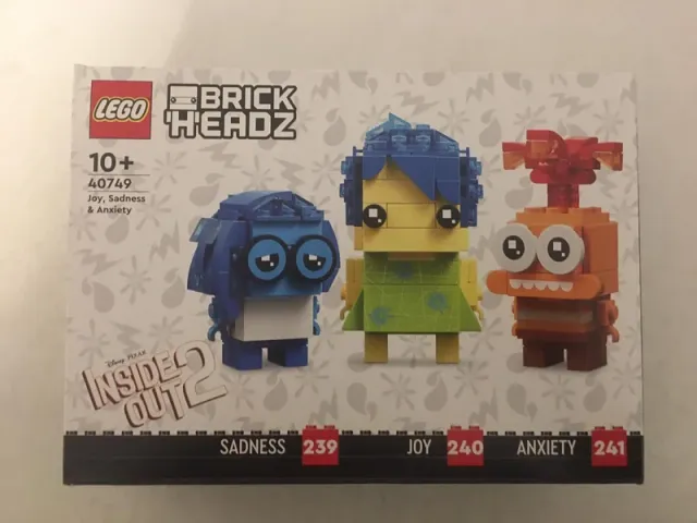 LEGO BrickHeadz Alegría, Tristeza y Ansiedad 40749