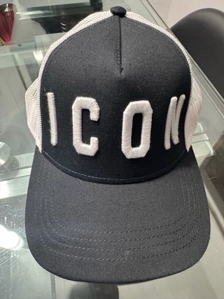 Gorra Dsquared2 ICON Negra y Blanca