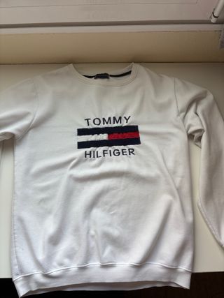 Sudadera Tommy Hilfiger Blanca Talla M