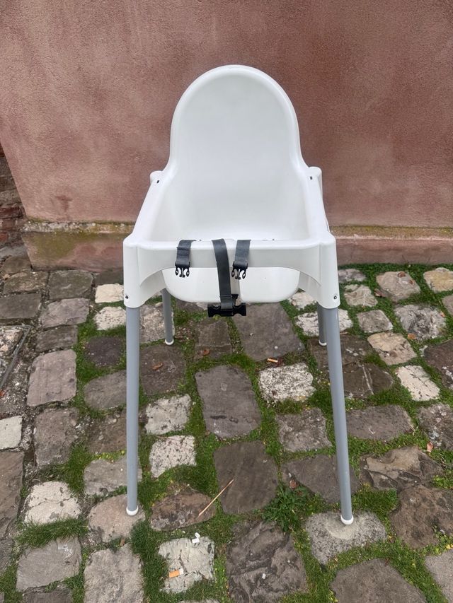 Seggiolone pappa bianco