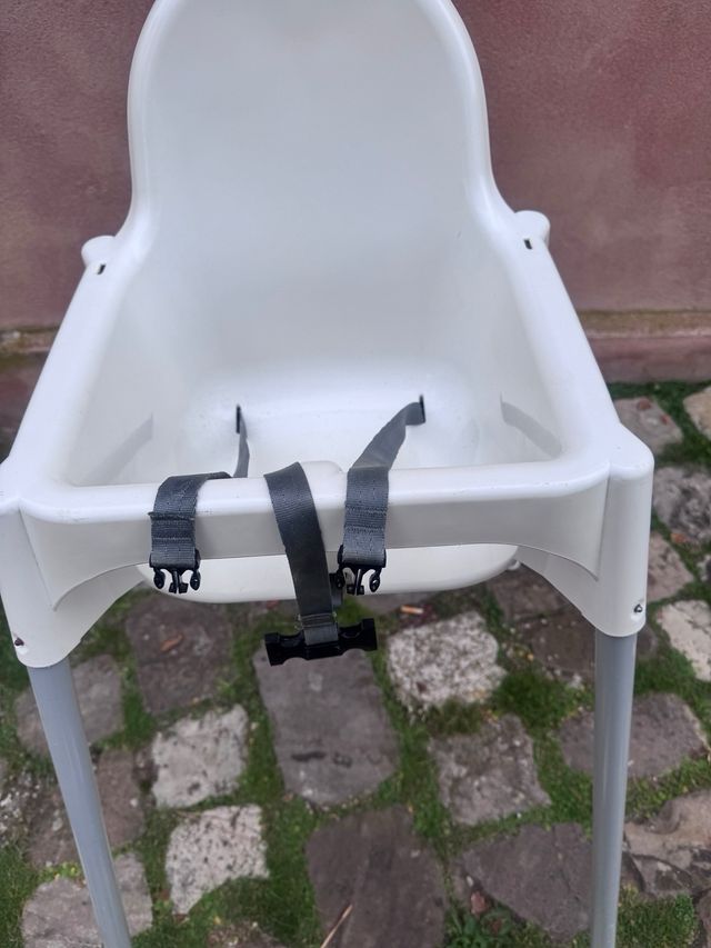 Seggiolone pappa bianco