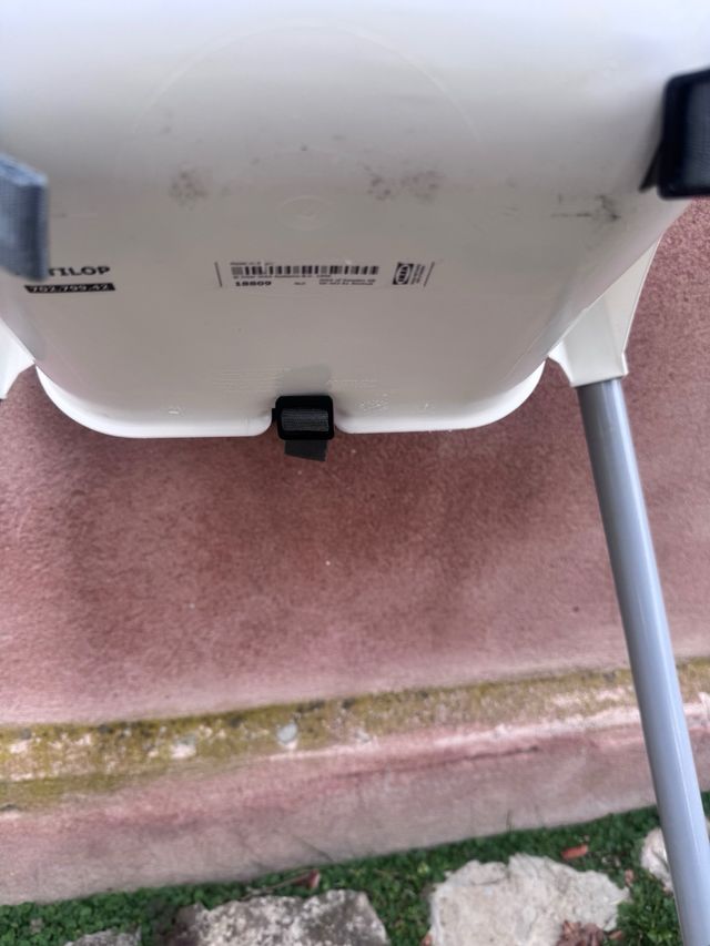 Seggiolone pappa bianco