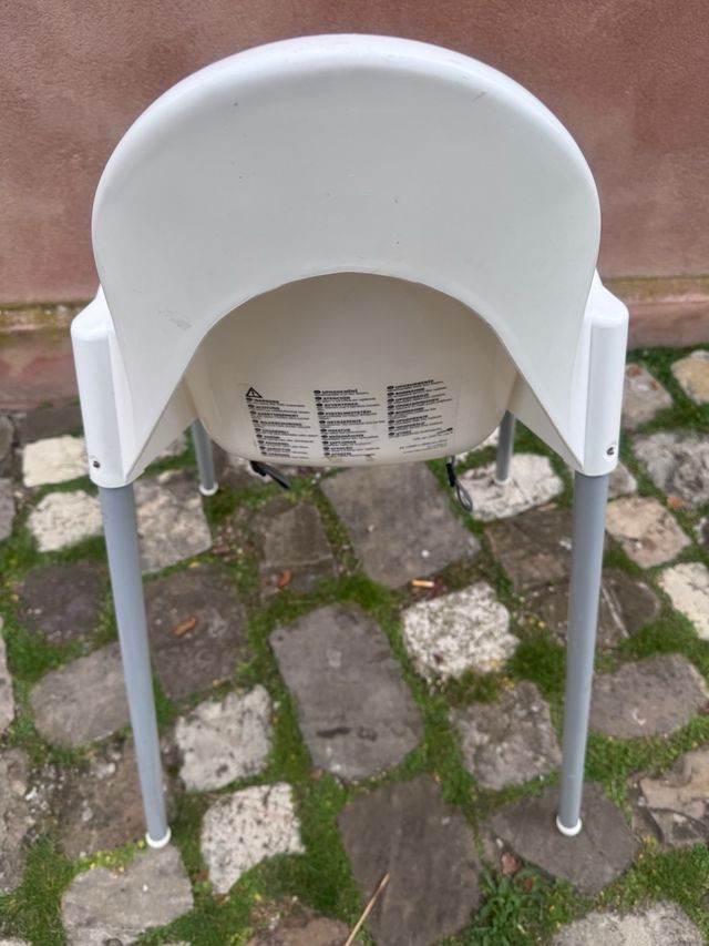 Seggiolone pappa bianco