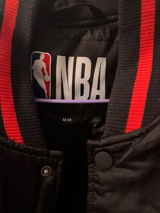 Chaqueta NBA Hombre Negra y Roja Canadá