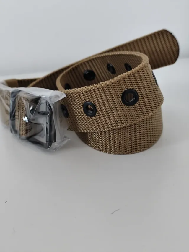 Cinturón Nylon Marrón 105cm