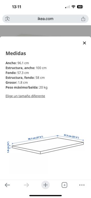 3 baldas Komplement Ikea Blanca