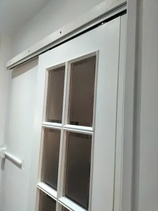 Puerta corredera 82cm + guía