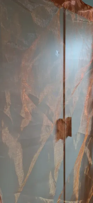 Tende arancioni arancio 4 pannelli 142 per 282