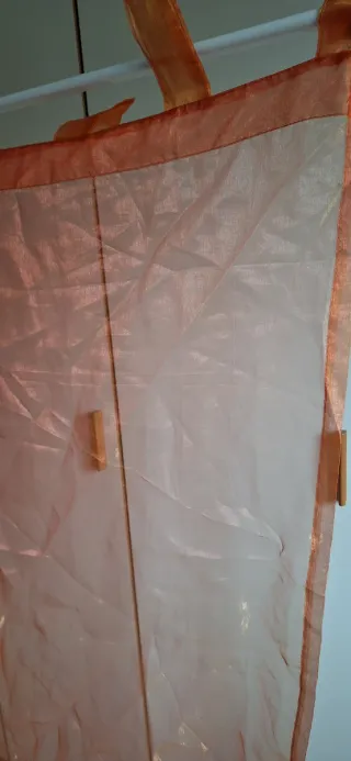 Tende arancioni arancio 4 pannelli 142 per 282