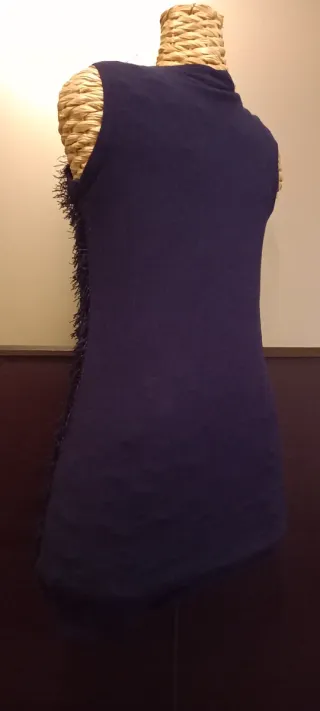 Tubino maglia blu notte