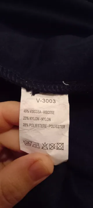 Tubino maglia blu notte