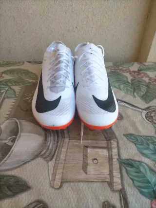 Nike Mercurial Vapor Naranja y Blanco