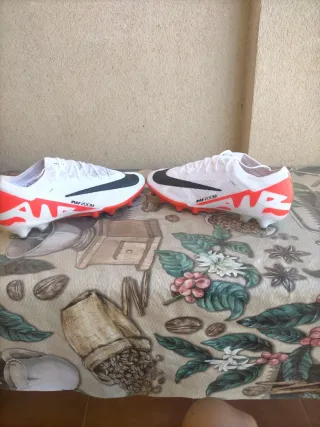 Nike Mercurial Vapor Naranja y Blanco