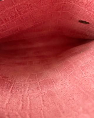 Bustina Rossa Effetto Coccodrillo Y2K Clutch