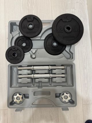Kit Mancuernas y Barra