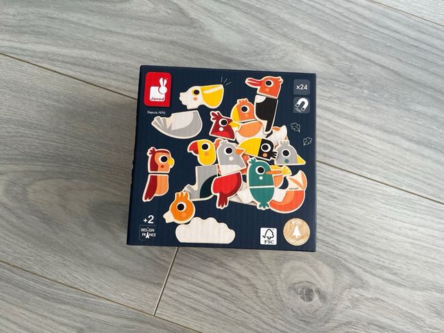 Puzzles Infantiles Magnéticos de pájaros