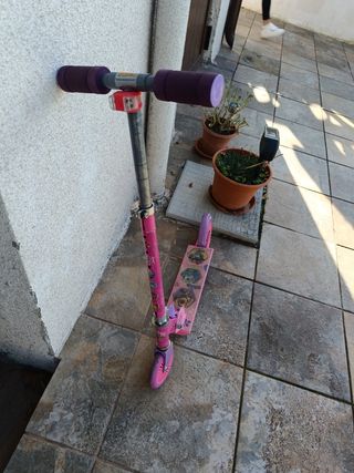 Patinete Patrulla Canina Rosa Buen estado