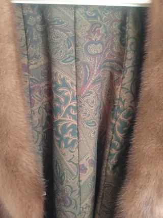 Cappotto vintage in pelliccia marrone