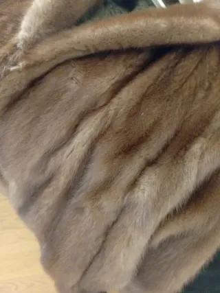 Cappotto vintage in pelliccia marrone