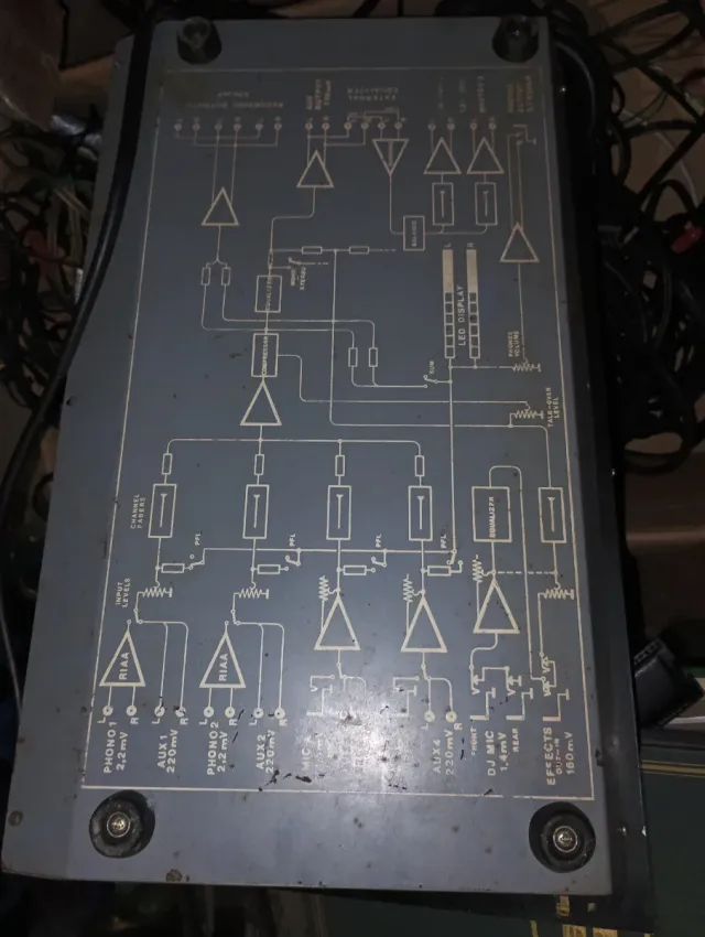 Rodec MX10 Mezclador DJ Años 80