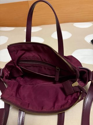 Bolso Bimba y Lola Nylon Burdeos