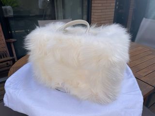 Bolso Prada Pelo Natural Zorro Blanco