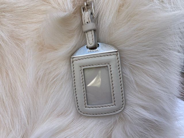 Bolso Prada Pelo Natural Zorro Blanco