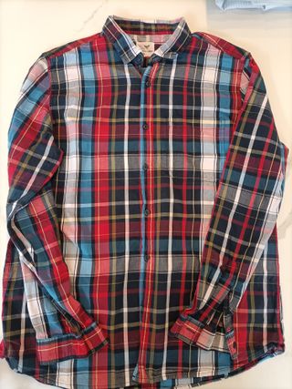 Camisa de cuadros hombre