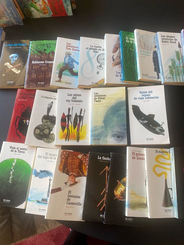 COLECCION AVENTURAS EL PAÍS 50 libros