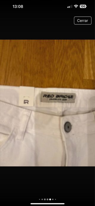 Pantalón vaquero hombre Red Bridge desgastado