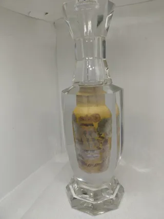 Vaso Cristallo Cinese Decorato