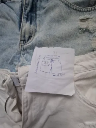 Lote 2 Pantalones Cortos Vaqueros