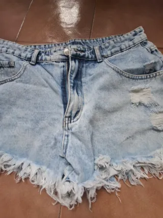 Lote 2 Pantalones Cortos Vaqueros