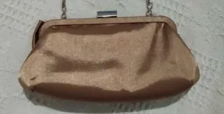 Bolso de mano Nora cadena hombro beige/bronce