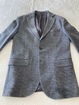Americana Massimo Dutti Gris Talla 46