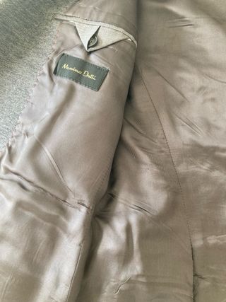 Americana Massimo Dutti Gris Talla 46