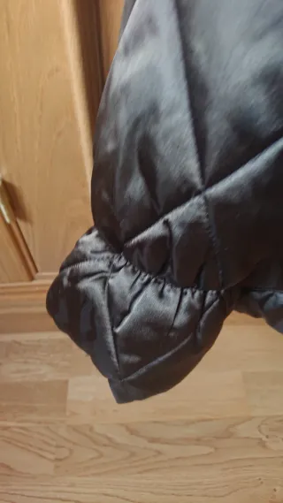 Cazadora acolchada marrón mujer