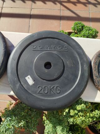 Discos de pesas DOMYOS 20 kg