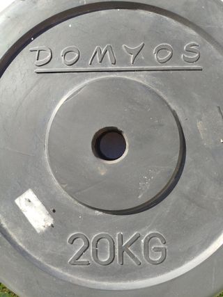 Discos de pesas DOMYOS 20 kg