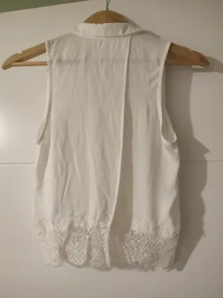 Blusa Blanca Encaje