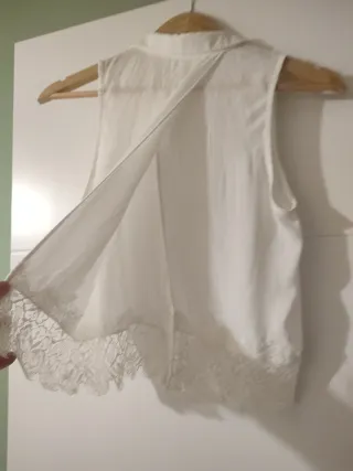 Blusa Blanca Encaje